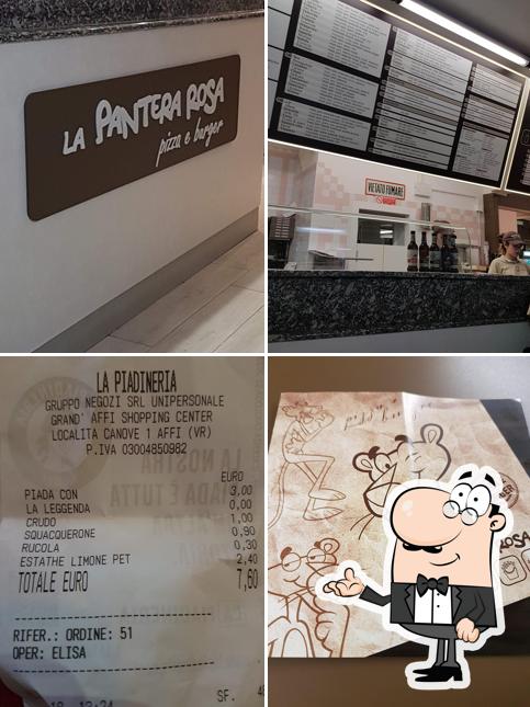Siediti a un tavolo di La Pantera Rosa - pizza e burger