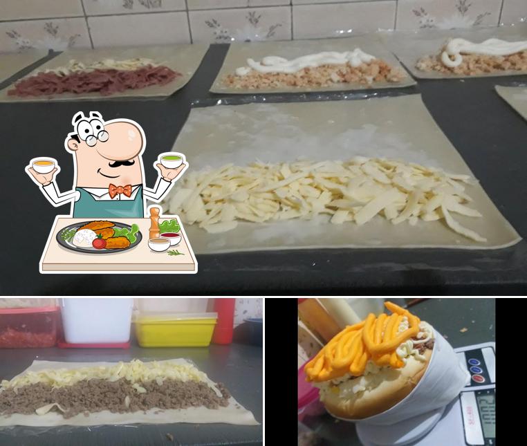 Platos en Banca Da Rosana Rodrigues PASTÉIS E HOT DOGS ITATIBA SP