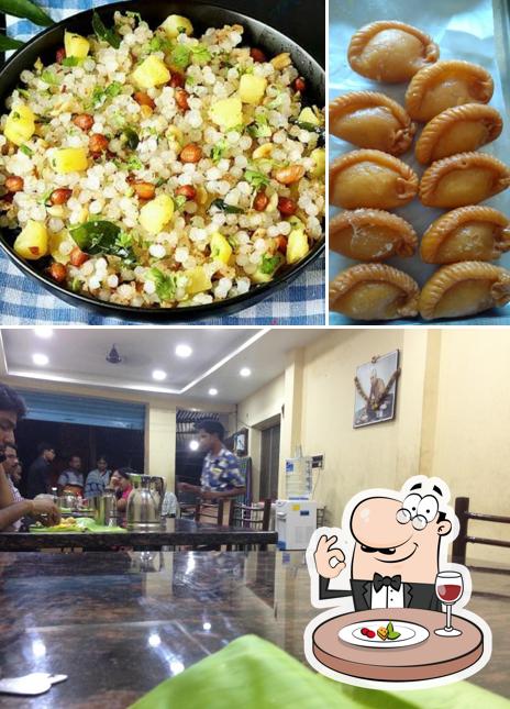 Take a look at the photo depicting food and bar counter at Shri Annapurani Kitchen