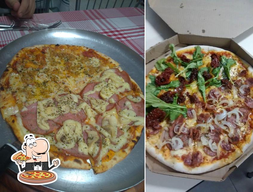 Experimente pizza no Cia da Pizza