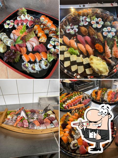 Scegli le diverse opzioni di sushi