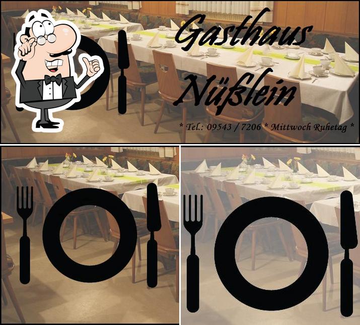 El interior de Gaststätte Nüsslein