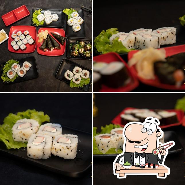 Experimente diversas opções de sushi