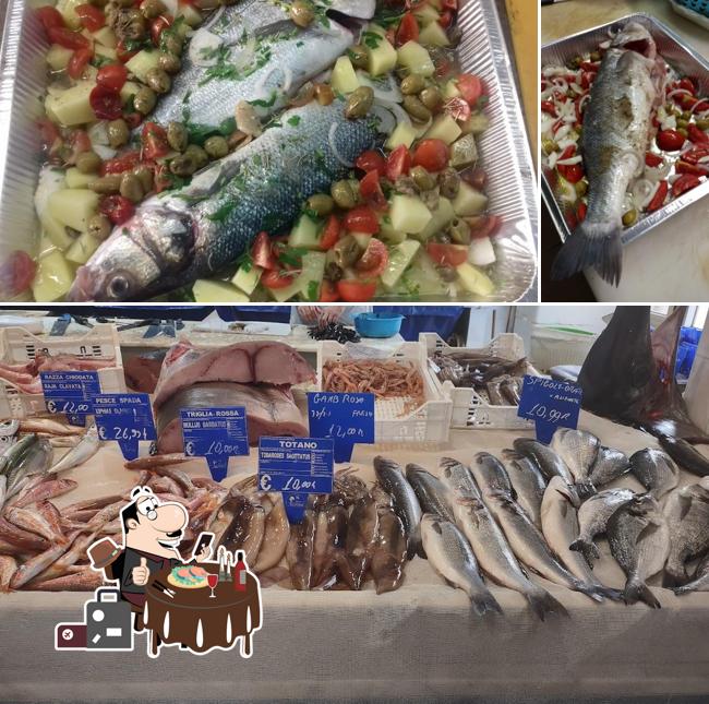 Risto-Pescheria F.lli Nardone offre un'ampia scelta di pasti a base di pesce