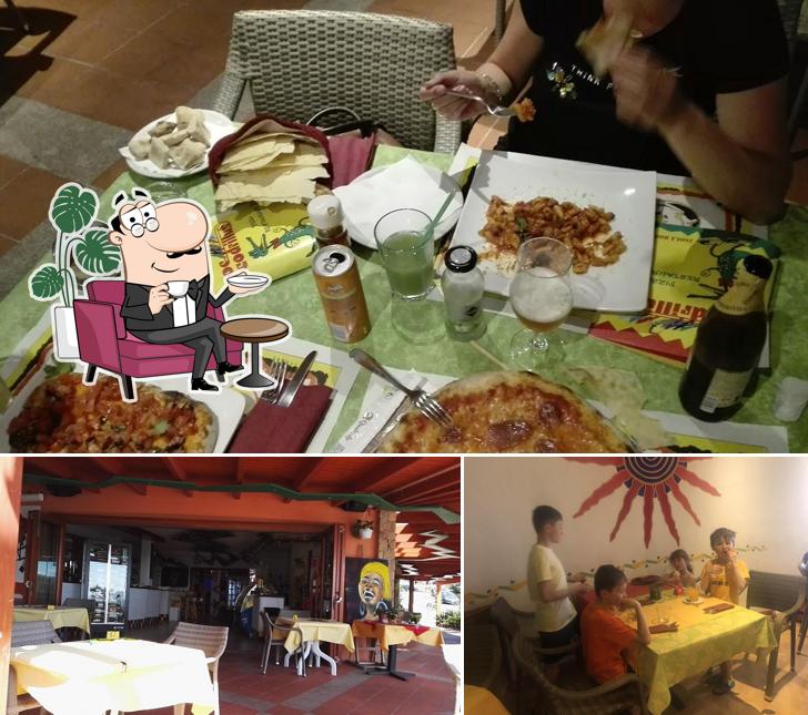 Gli interni di Coccodrillus Pizza Restaurant