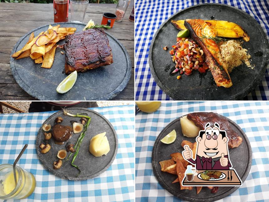 Seu Quintal Comedoria oferece refeições de carne