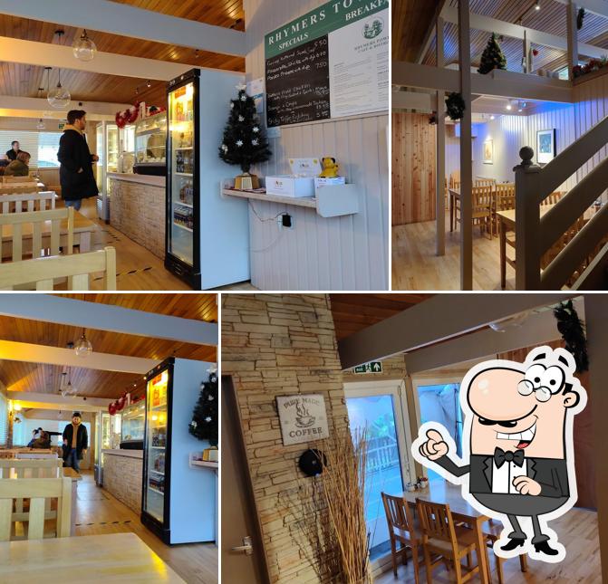 The interior of Rhymers Tower Coffee Shop and Restaurant