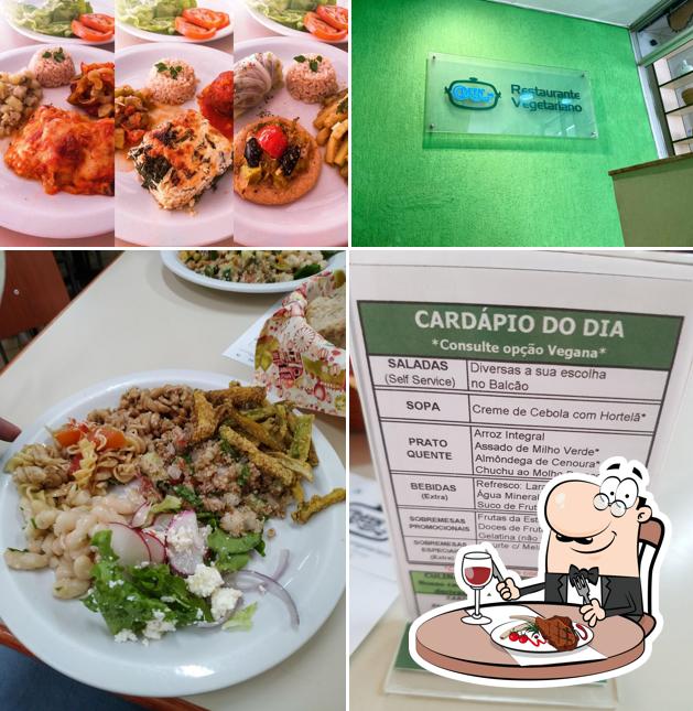 Prove pratos de carne no Green Restaurante