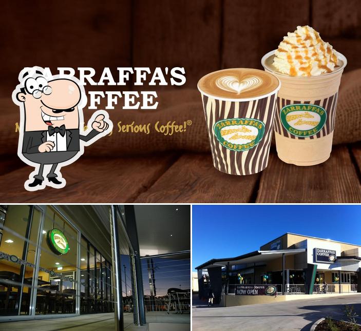 Внешнее оформление и напитки - все это можно увидеть на этом фото из Zarraffa's Coffee Toowoomba North