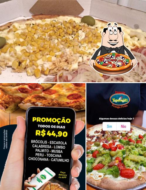 Consiga diferentes variedades de pizza