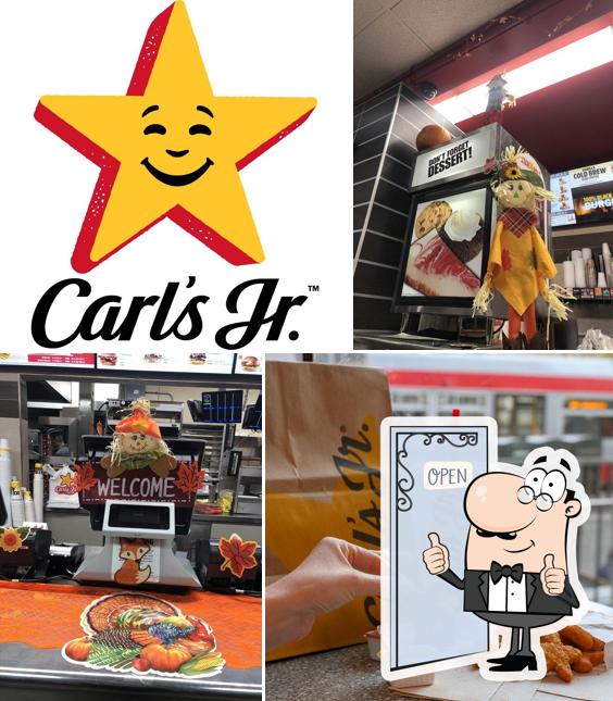 Aquí tienes una foto de Carl’s Jr