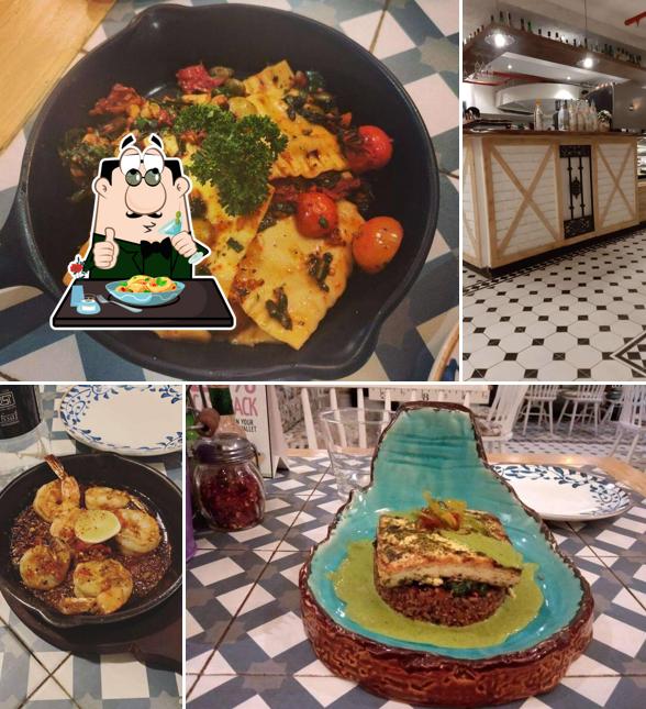 Food at Grandmama's Cafe