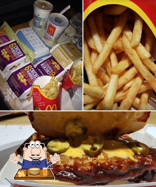 Essen im McDonald's Restaurant