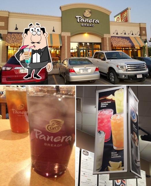 Panera Bread is distinguished by drink and exterior