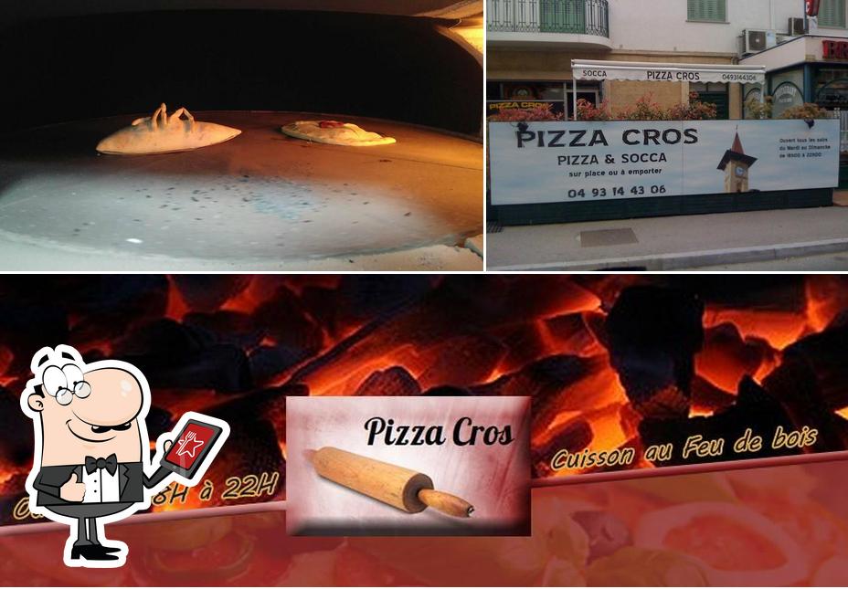 L'extérieur de Pizza Cros