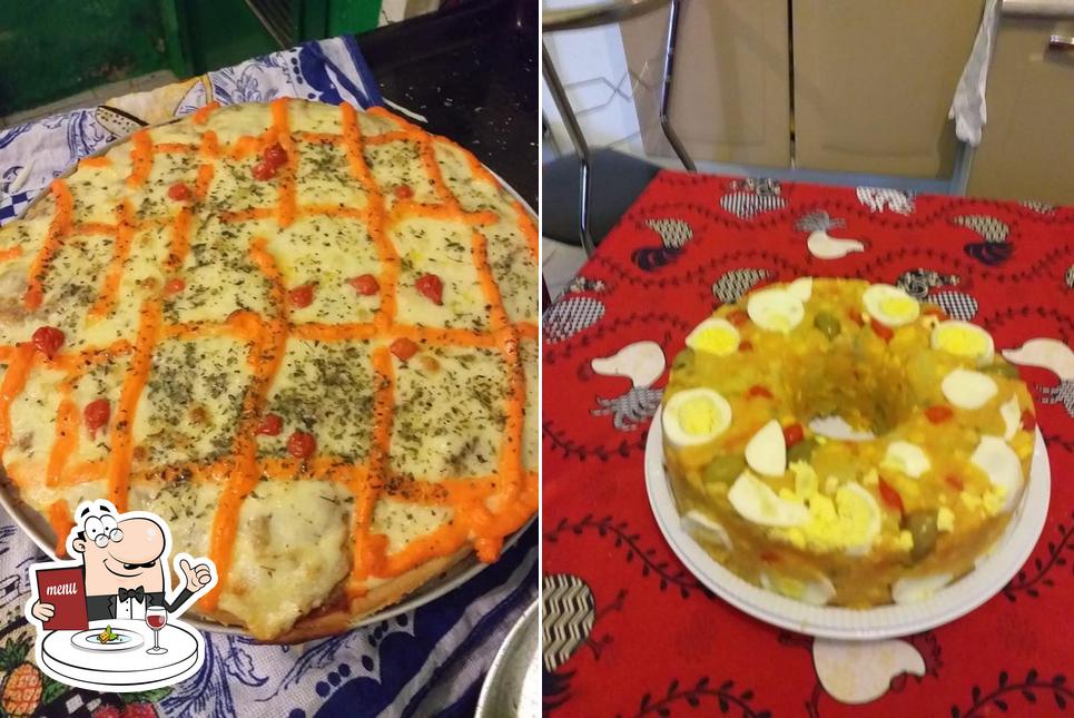 Comida em Pizzas Panini