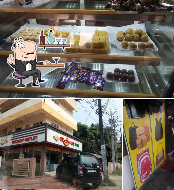 The interior of Royal Sweets Factory Outlet