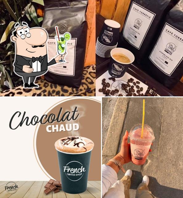 Commandez diverses boissons offertes par French Coffee Shop Saumur