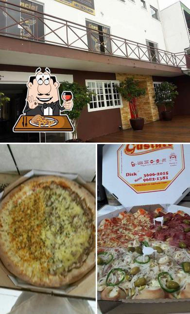 No Gustare PIZZARIA E SORVETES, você pode degustar pizza