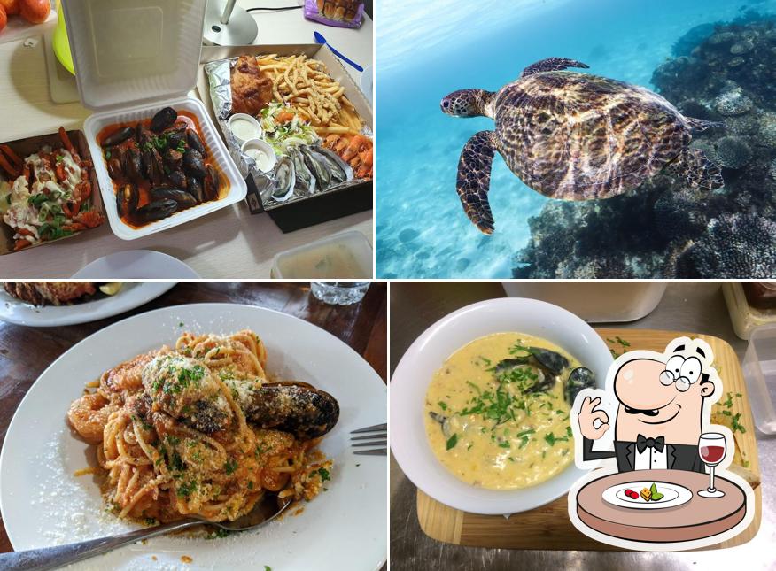 Reef Cafe in Coral Bay Restaurant menu and reviews