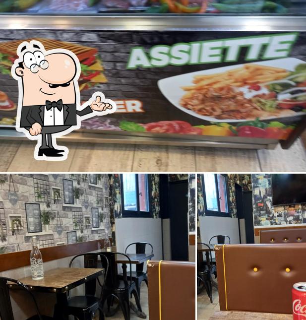 Les Saveurs De Gagny se distingue par sa intérieur et pizza