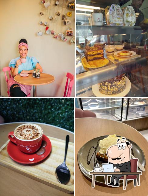 O interior do Santo Café