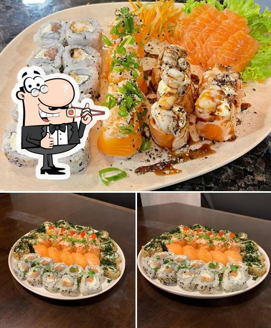 Peça diversas opções de sushi