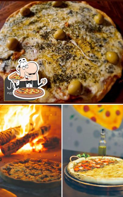 Experimente diferentes variedades de pizza