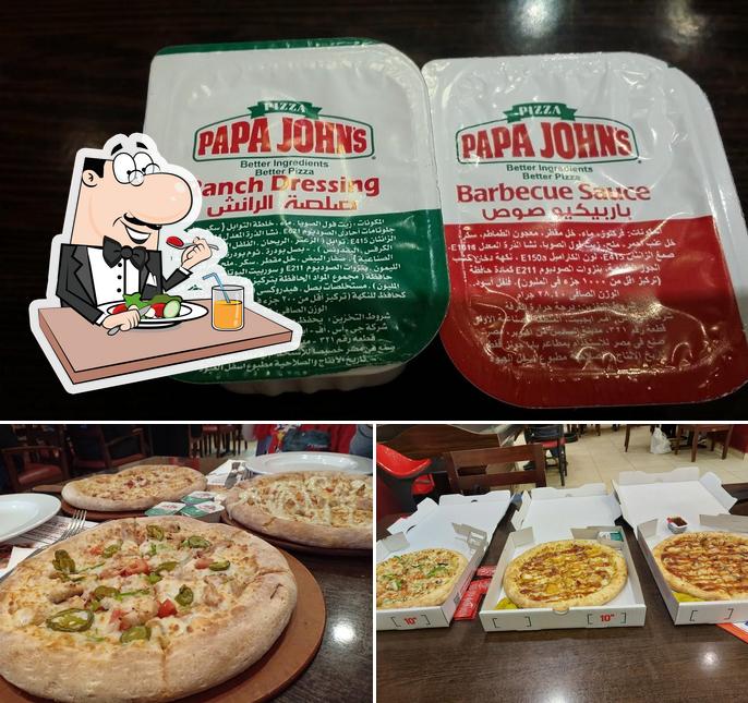 Nourriture à Papa Johns Pizza