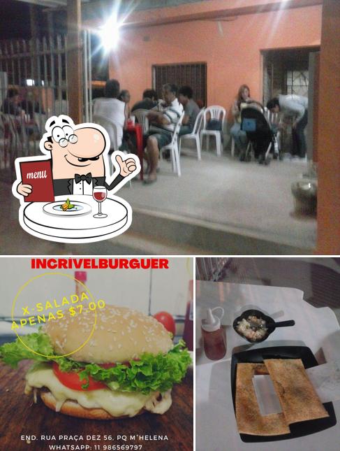 O Incrivelburguer se destaca pelo comida e interior