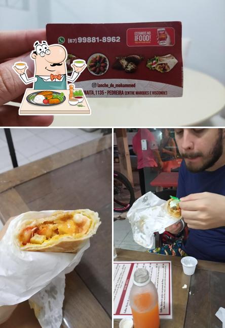 Platos en Lanche do Mohammed