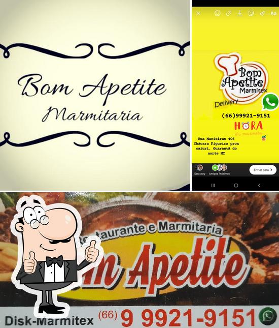 Look at the picture of Restaurante marmitaria Bom apetite