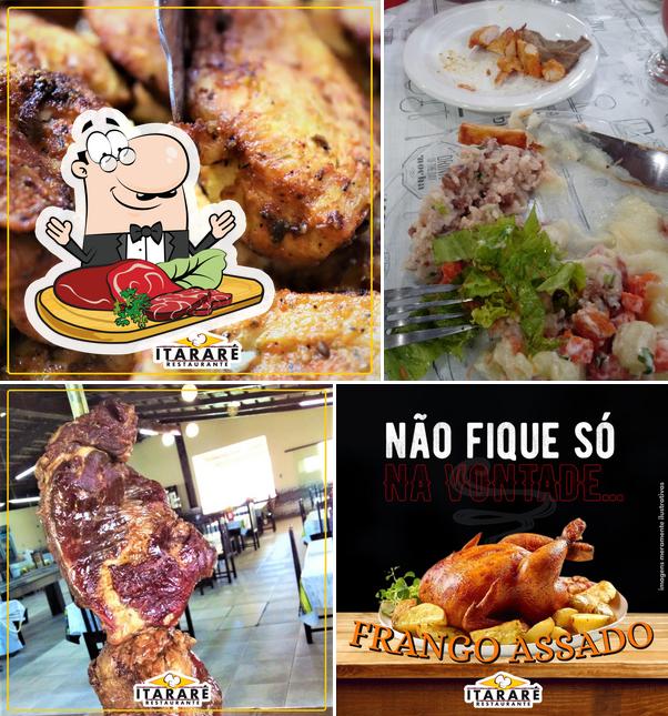 Prove pratos de carne no Restaurante Itararé