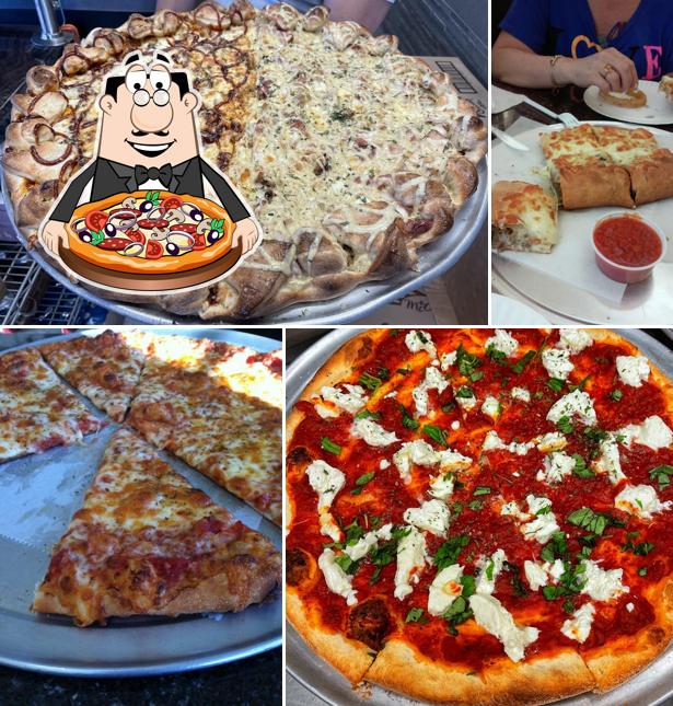 Order pizza at Onset Beach Patio & Grille