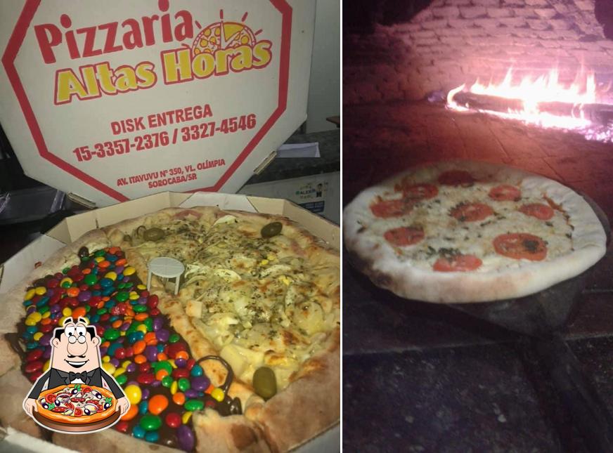 No Pizzaria Altas Horas Sorocaba SP, você pode conseguir pizza