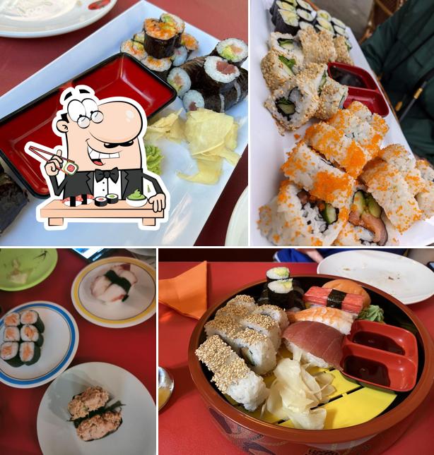 A NA Sushi & Nudelbar, vous pouvez commander des sushis