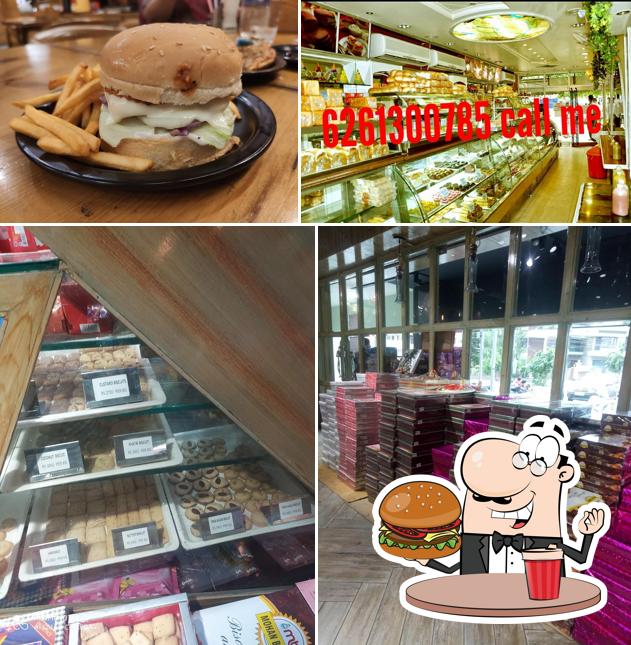 Get a burger at Mohan Bakery
