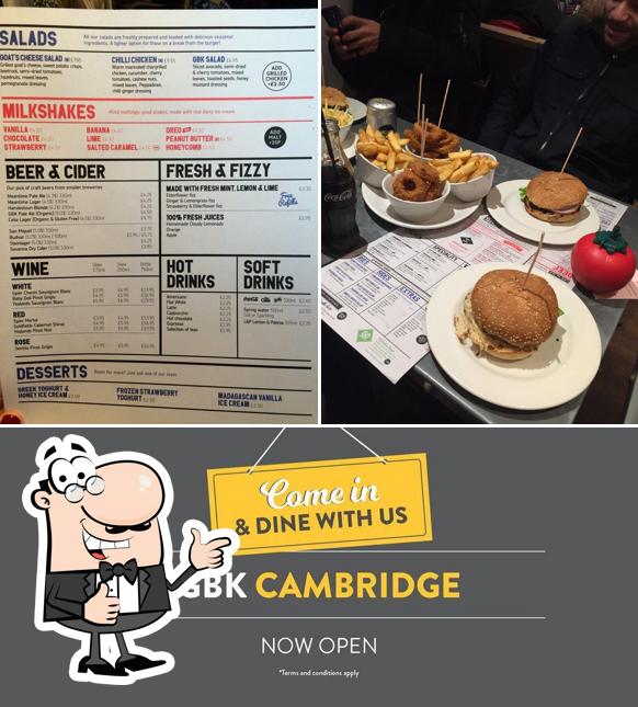 Gourmet Burger Kitchen in Cambridge Restaurant menu and reviews