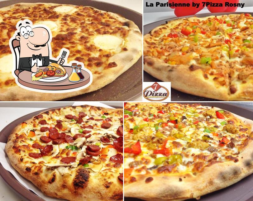 Essayez de nombreux genres de pizzas