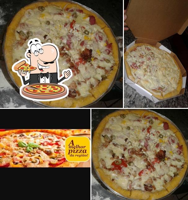 Escolha pizza no Bonno Burgue