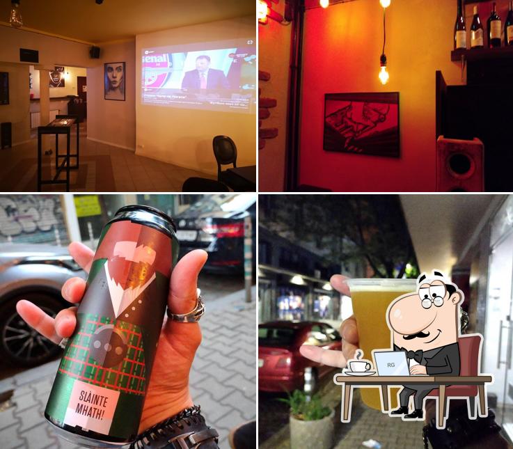 L'intérieur de Crafter Bar - Craft Beer & Drinks