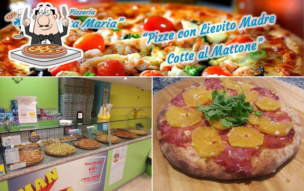 Choisissez des pizzas à Santa Maria