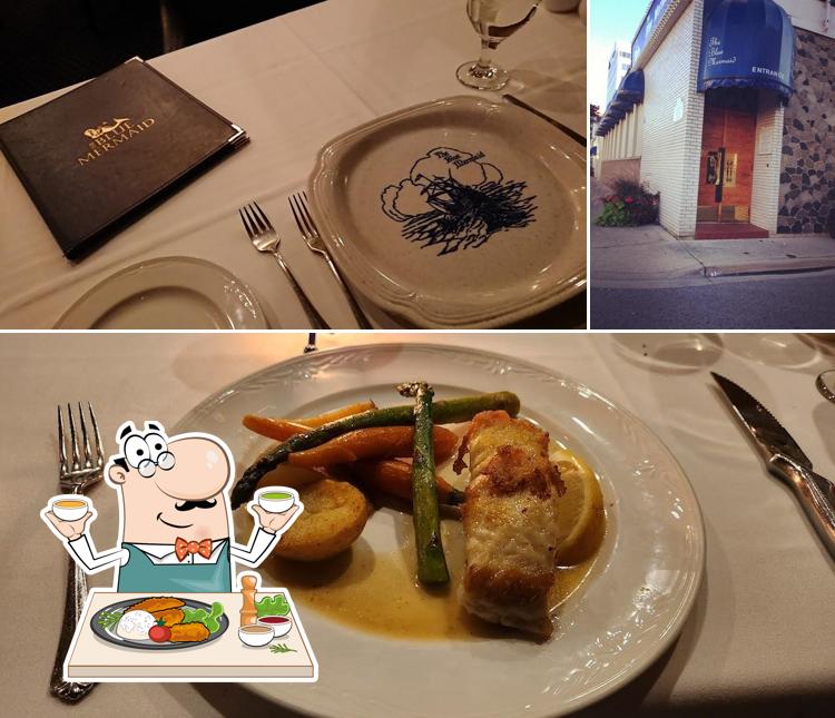 Voici l’image indiquant la nourriture et extérieur sur Blue Mermaid Seafood & Steak House