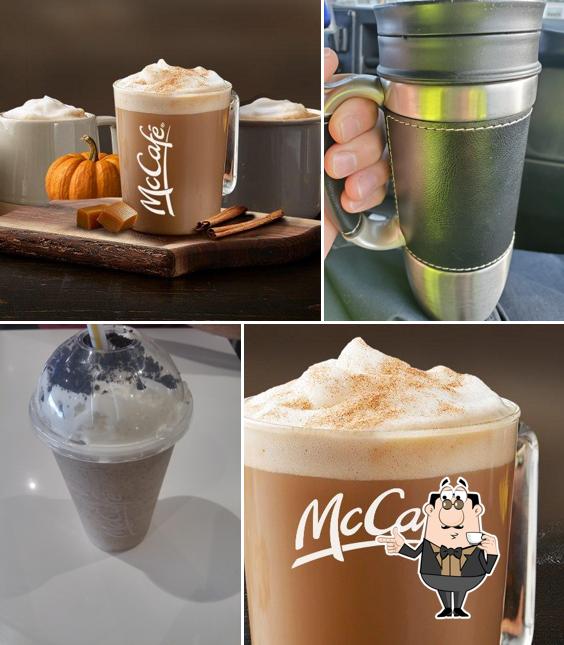 Enjoy a drink at McDonald’s