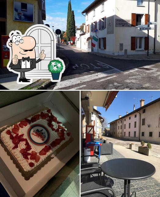 La foto della esterno e torta di Bar Centrale di Pestrin Lucia