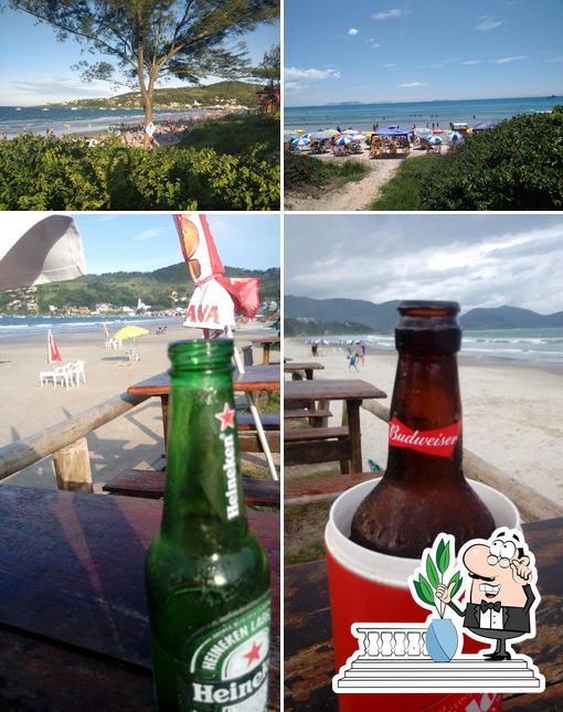 Confira a ilustração mostrando exterior e bebida no Kioske do Grande