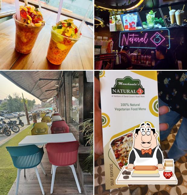 Naturals serves a selection of desserts