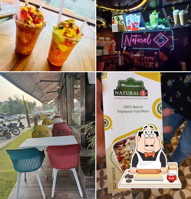 Naturals 3 serves a selection of desserts