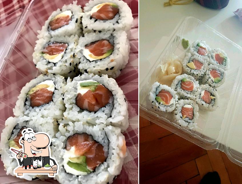 Scegli le varie opzioni di sushi