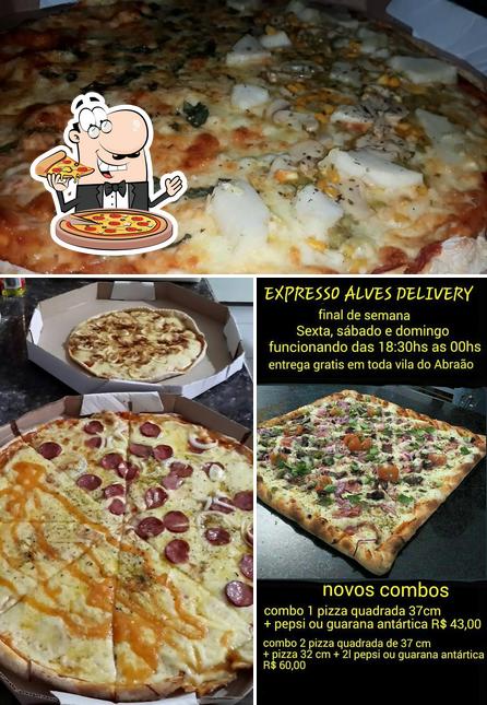 Peça pizza no Alves Delivery 83